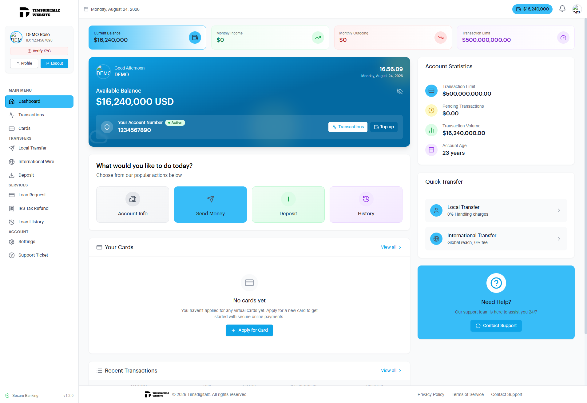 BLUE BANK