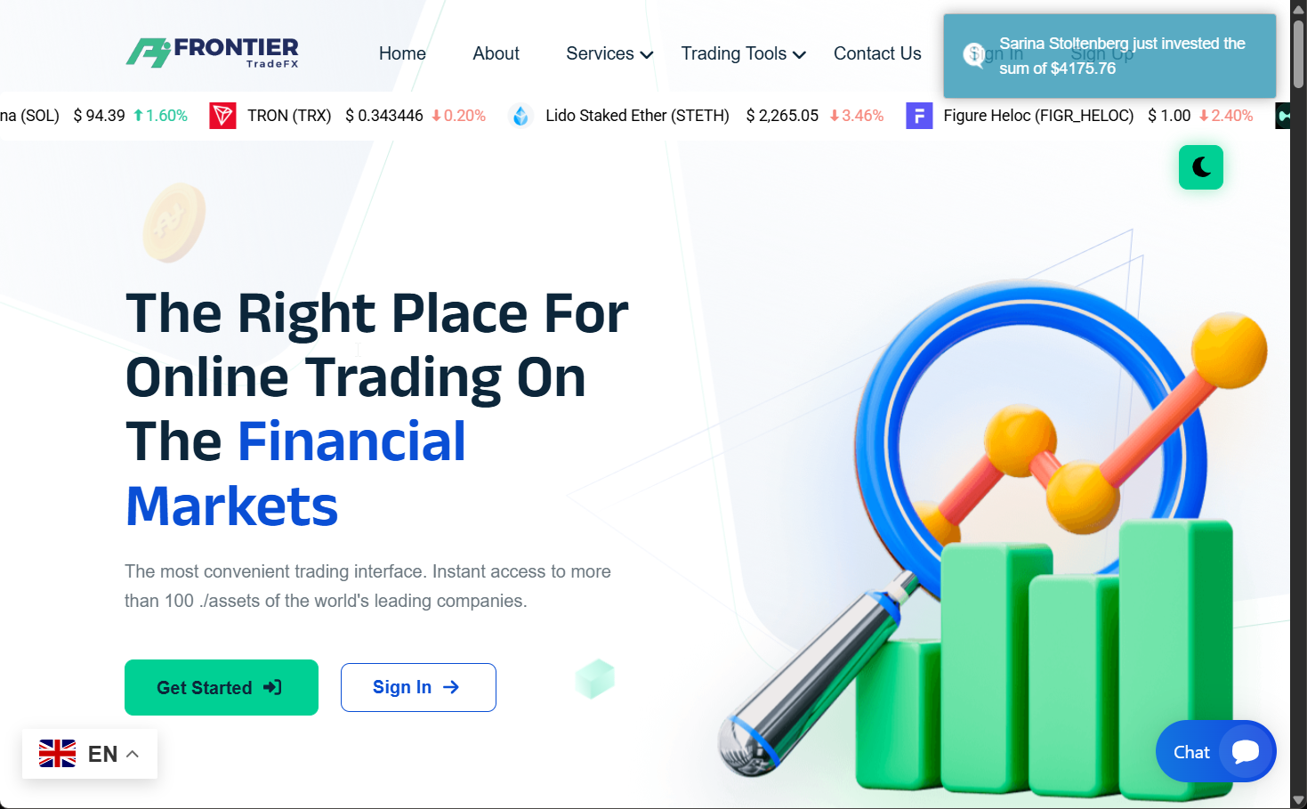 FRONTIER TRADING INVESTMENT